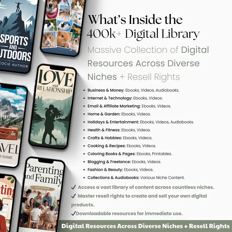 400k + Digital Library