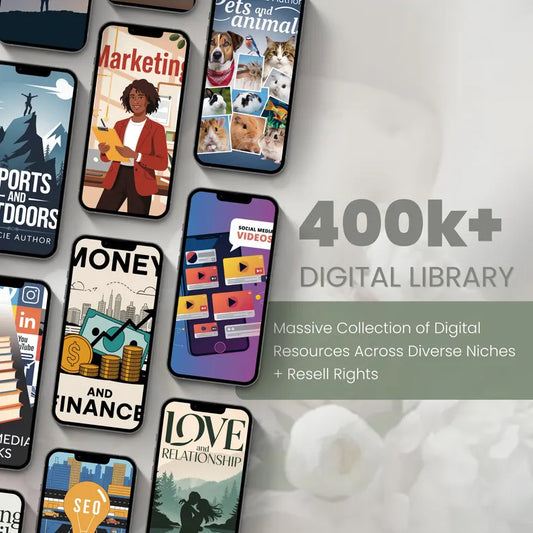 400k + Digital Library